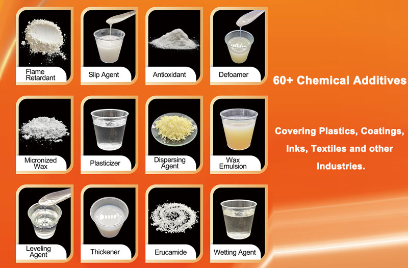 Coatings, Plastics, Inks, and Textiles additives
