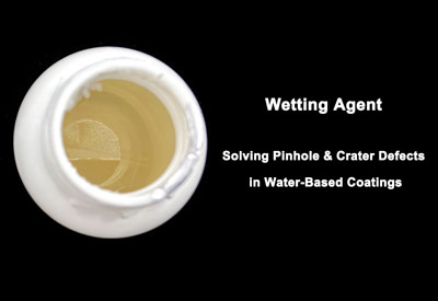 Устранение дефектов в виде микроотверстий и кратеров в покрытиях на водной основе