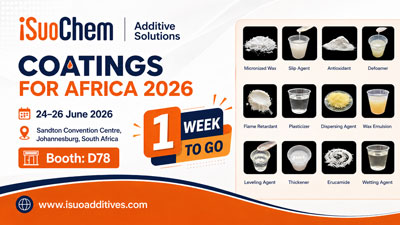 Компания iSuoChem Additive Solutions представит свои решения на выставке Coatings for Africa 2026.